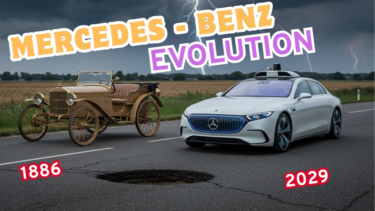 Mercedes-Benz Evolution (1886–2029) | 143 Years of Transformation | Car Evolution History