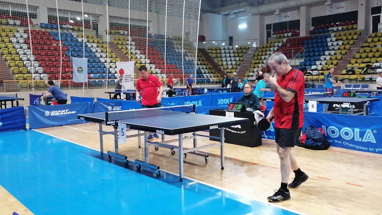 İvtta bolu veteran masa tenisi turnuvası 40 49 final maçı. Aykut Cem Safoğlu & Hasan Çağrıcı