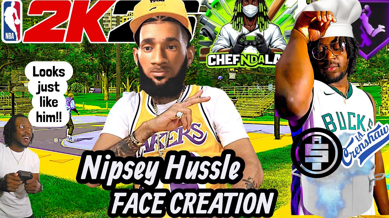 Самое реалистичное создание лица Nipsey Hussle NBA 2k26 (издание Chef's Edition) 💪🏾🔥🔥