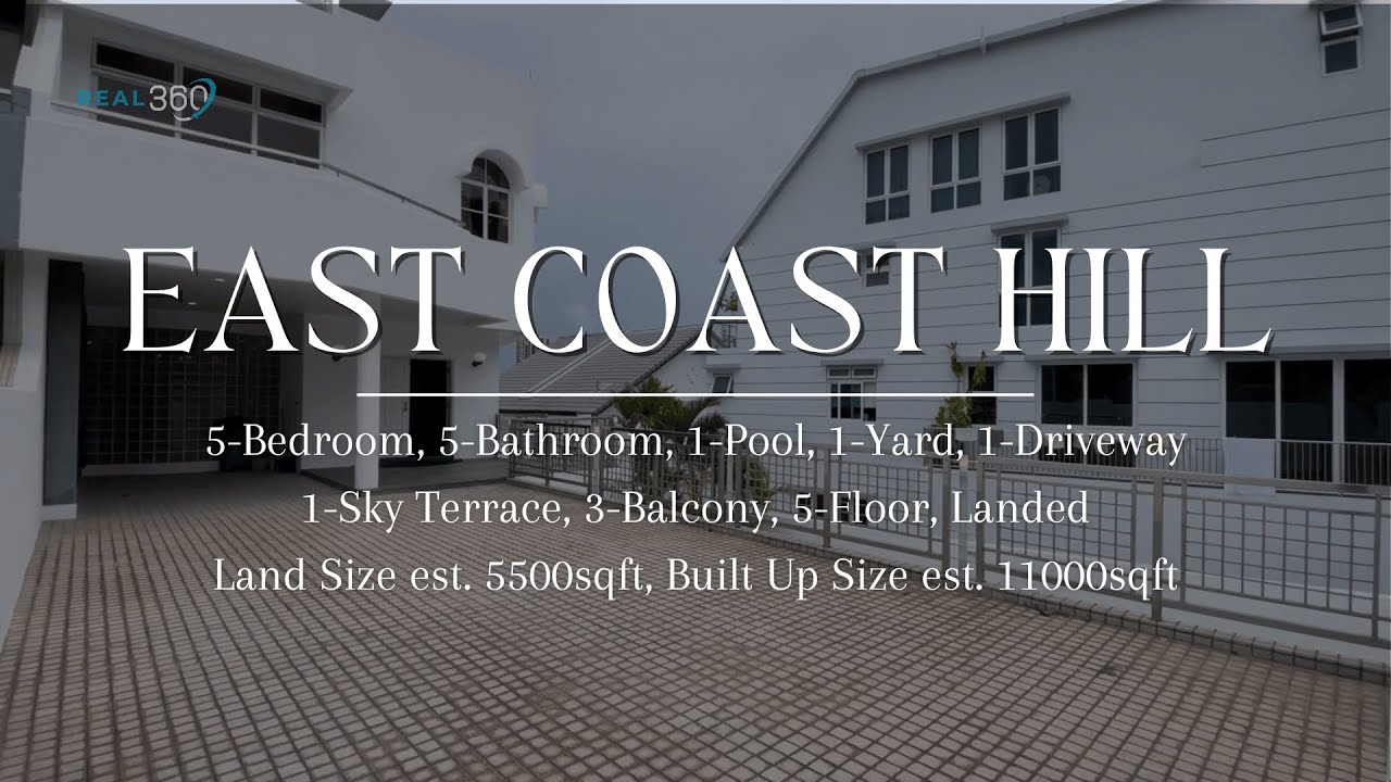5-Bedroom Sky Terrace on East Coast Hill | Virtual Tour by Real360