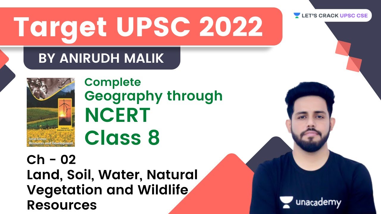 Land, Soil, Water| Ch 02 | Class 8 | Target UPSC | Complete Geography Through NCERT