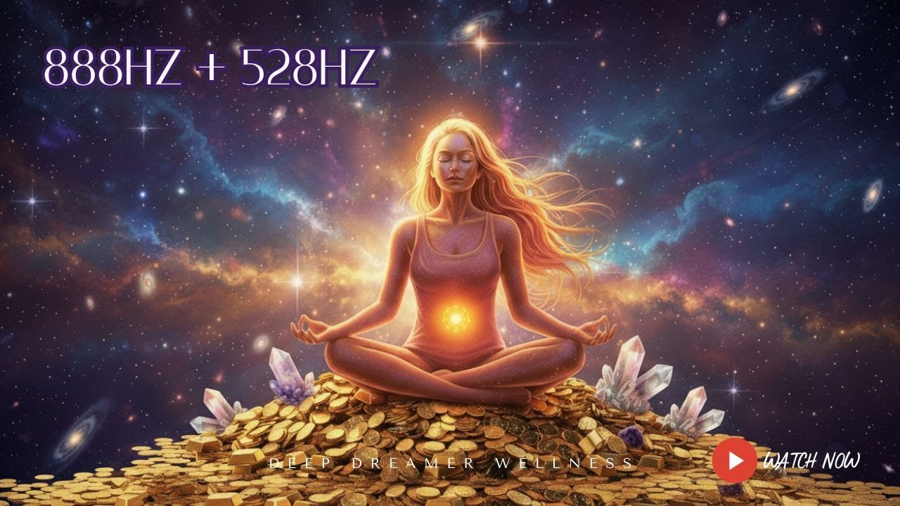 888Hz + 528Hz | Re-Code Your Mind for Wealth: Miracle Tones for Deep Abundance