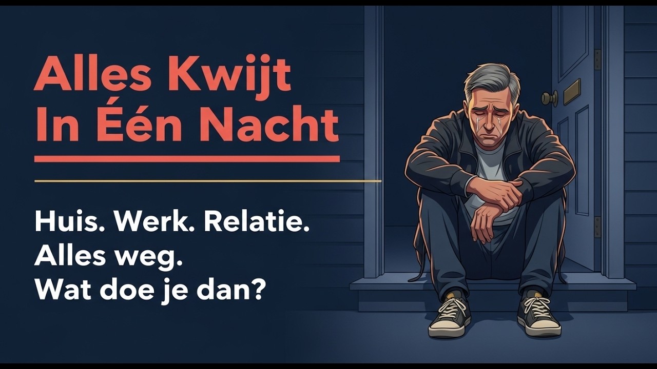 Alles kwijt in één nacht | Learn Dutch with Stories | Dutch Stories