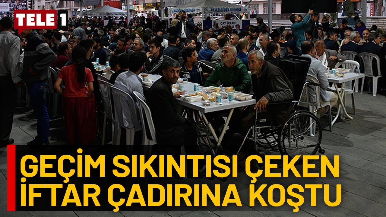 AKP Yüzyılı’nda Ramazan manzaraları! Dar gelirli iftar çadırlarında kuyruk oluşturdu