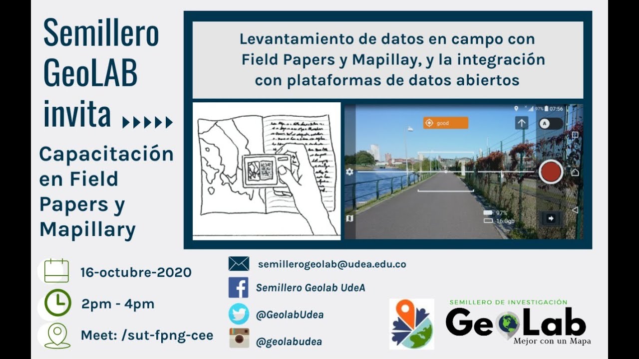 Capacitación en Field Papers y Mapillary -