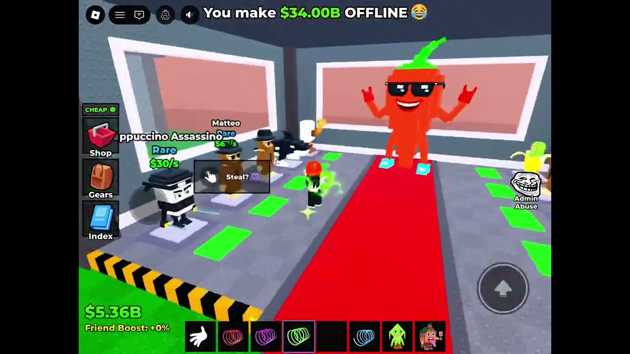 I joined a puplic sever and there was a admin abuse…