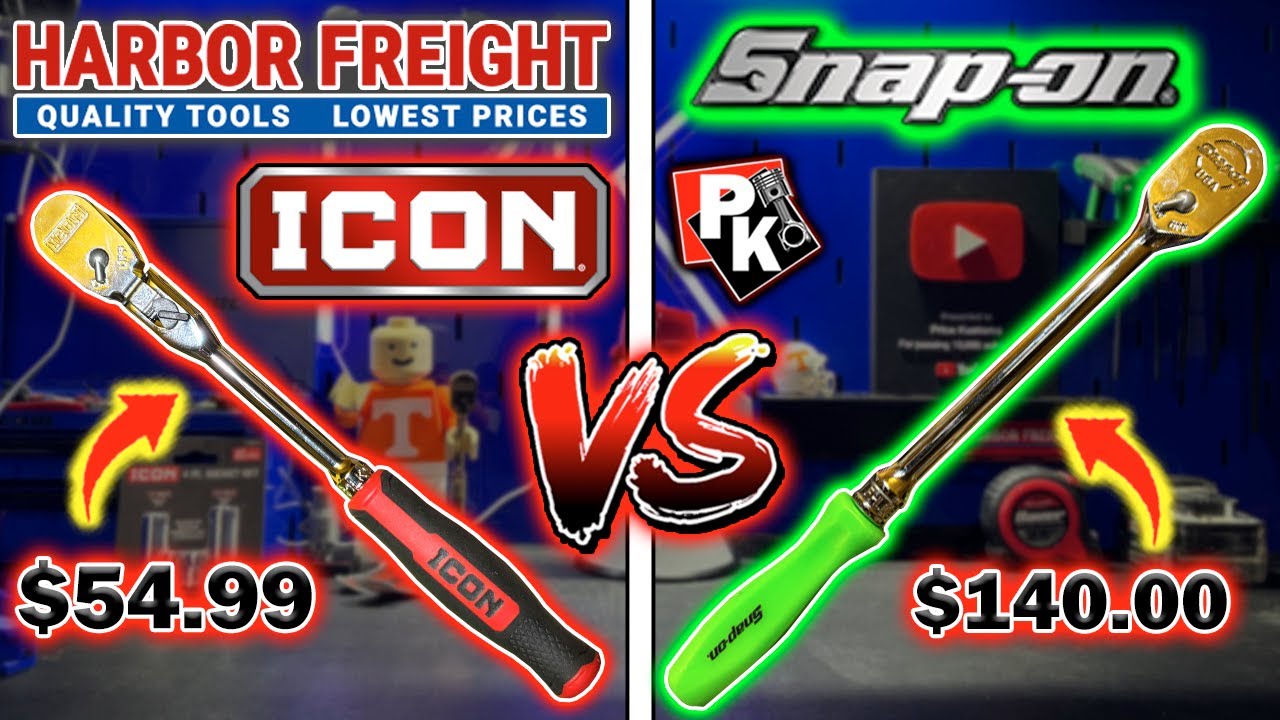 HARBOR FREIGHT ICON G2 VS SNAP ON RATCHET/ WHICH IS BETTER #harborfreight #snapon #tools #toolreview