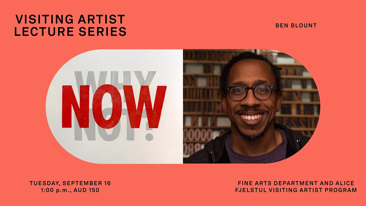 Ben Blount Visiting Artist Lecture