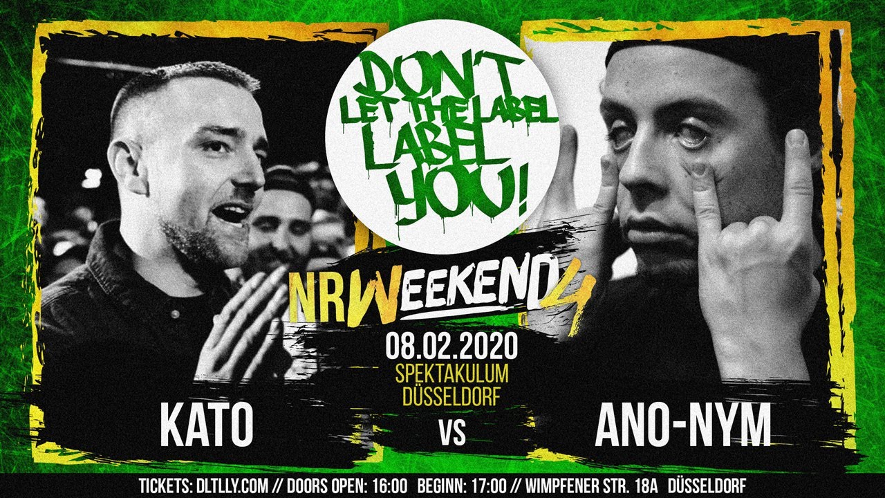Kato vs Ano-nym // DLTLLY RapBattle (NRWeekend4 // Düsseldorf) // 2020