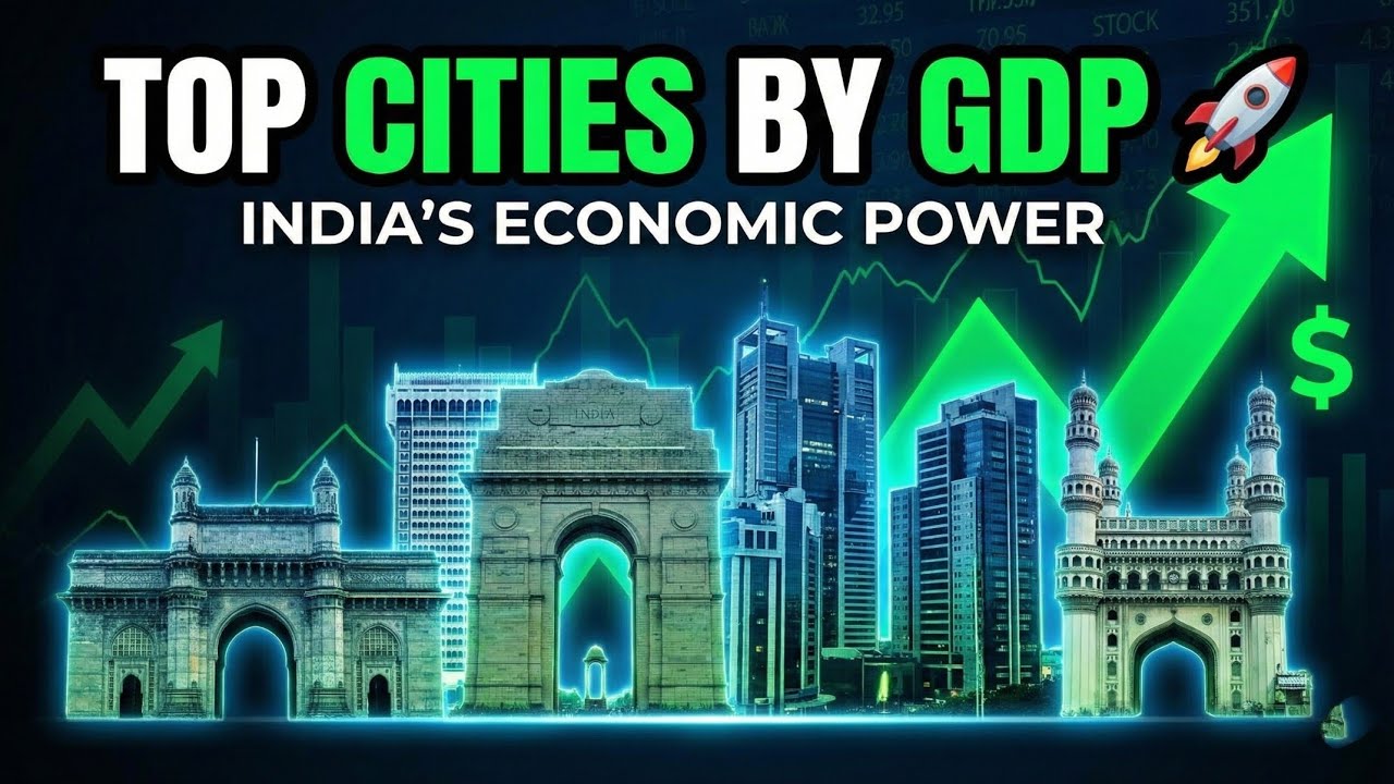 Top 10 Indian Cities Driving GDP Growth 🚀 | India’s Economic Powerhouses