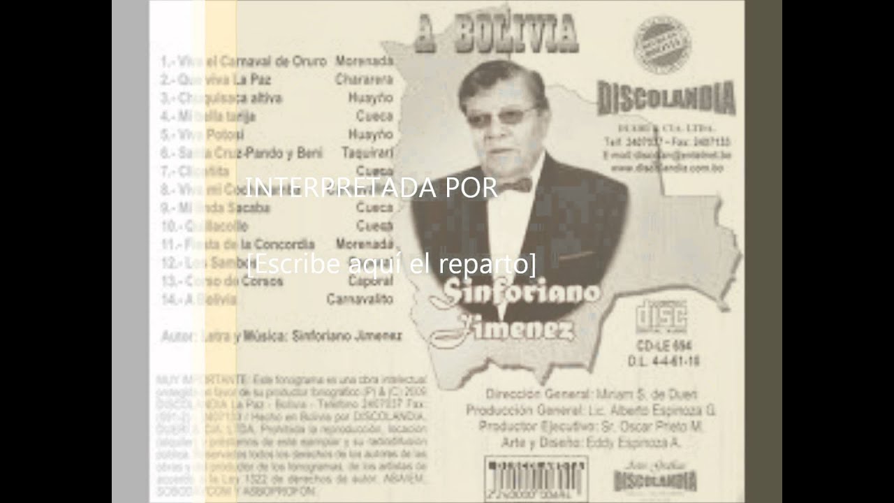 YA SE FUE MI GOLONDRIA (CONCERTINA BOLIVIANA - Cueca)