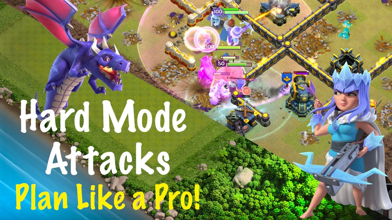 How to 3 Star in Hard Mode! (Clash of Clans)