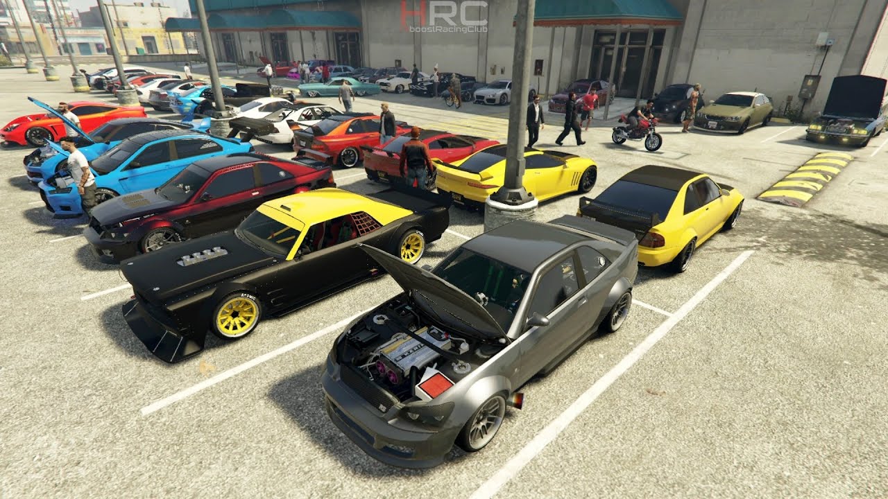 Grand Theft Auto V Online (XB1) | Street Car Meet Pt.11 | Rims Get Stolen, Drags, Drifting & More