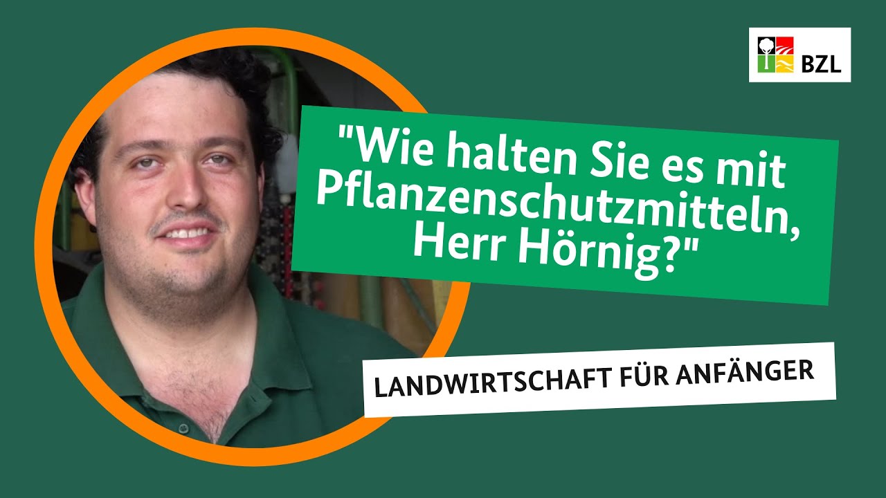 Wie halten Sie es mit Pflanzenschutzmitteln, Herr Hörnig?