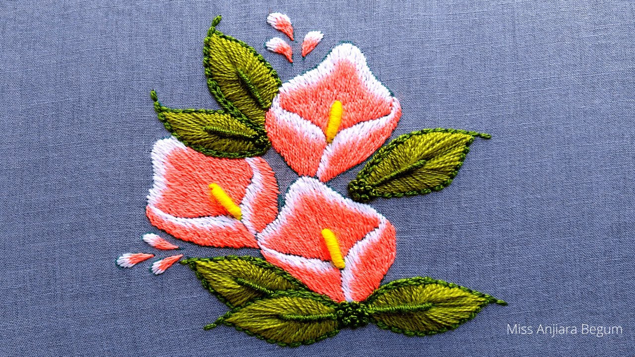 Custom Hand Embroidery Design, Artistic Hand Embroidery Design, Fine finishing Hand Embroidery-174