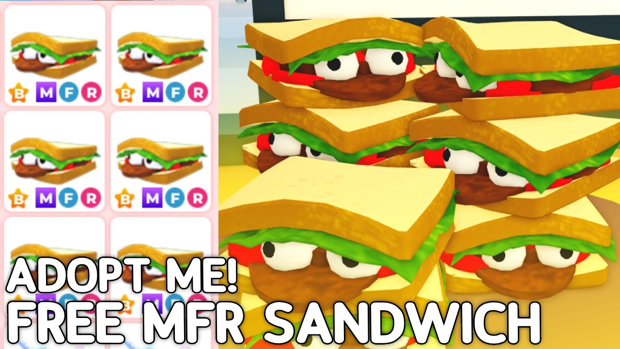 Как получить сэндвич MFR бесплатно в Adopt Me!