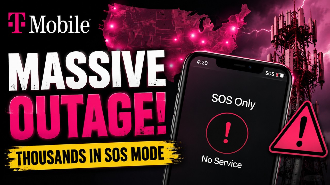 Сбой в сети T-Mobile оставил тысячи пользователей в режиме SOS | Масштабные неполадки в США