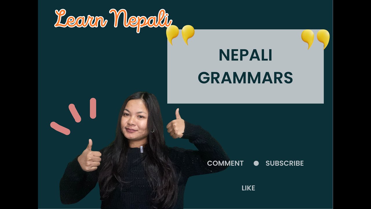 Nepali Grammar - Vocabulary and sentences
