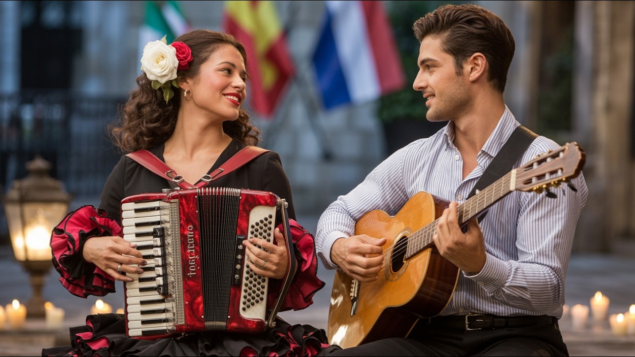 Romantic Spain & France Instrumentals | 2H of Beautiful Guitar & Accordion Music