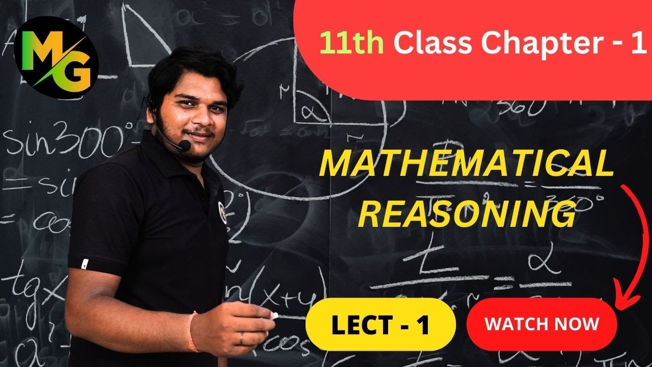 Lect - 1 Class 11th Math In ଓଡ଼ିଆ |Mathematical Reasoning |Abinash Sir |Mo Guru Vidyapeetha | CHSE |
