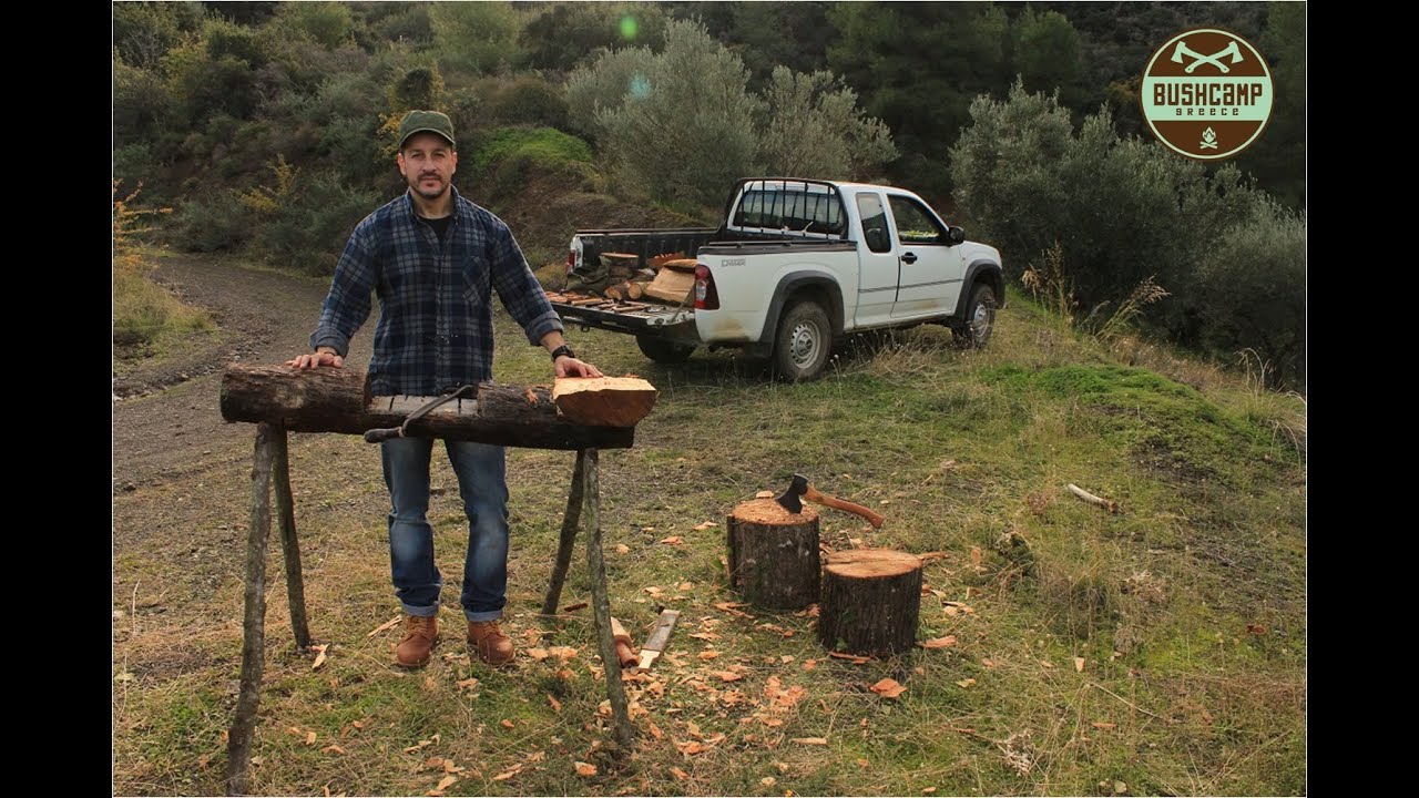 Σκάλισμα μπολ από κορμό δέντρου - carving a wooden bowl