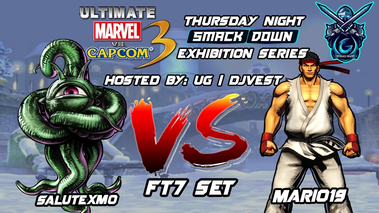Серия показательных матчей UMVC3 Thursday Night Smackdown - SaluteXMO против Mario19, матч FT7.