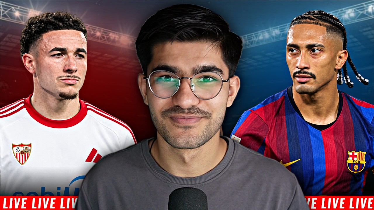 Sevilla vs Barcelona LIVE MATCH REACTION