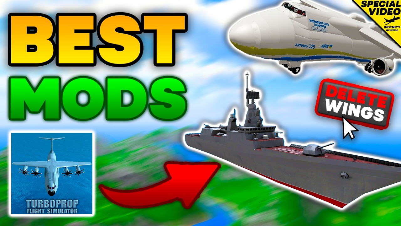 BEST TFS MODS - Turboprop Flight Simulator | Compilation