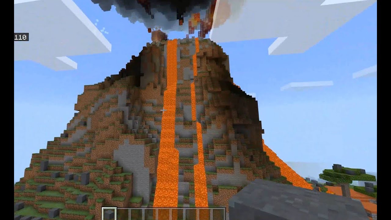 Volcanic eruption in pompeii | Minecraft Education Edition