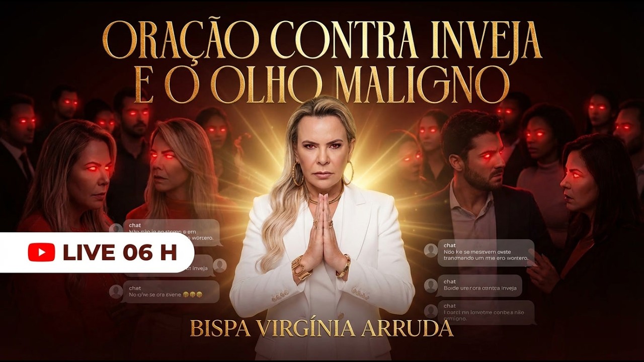 ORA&Ccedil;&Atilde;O CONTRA INVEJA E O OLHO MALIGNO COM BISPA VIRG&Iacute;NIA ARRUDA