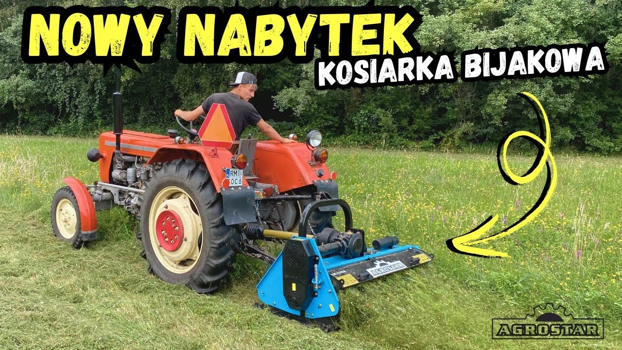 Najlepszy Mulczer do c-330 // NOWY NABYTEK // Agrostar AM135D kosiarka bijakowa godna uwagi !! 