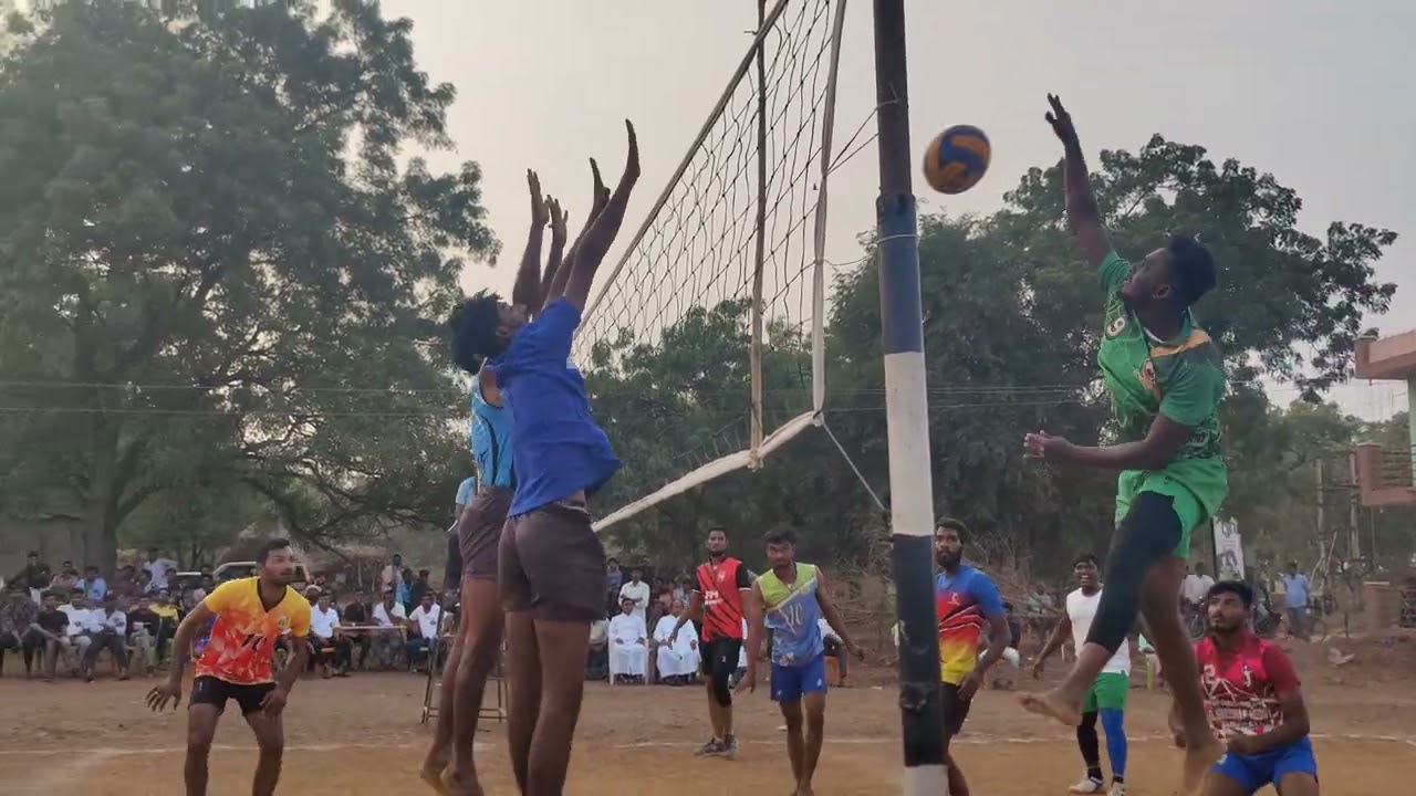 #banaganapalli vs tandrapadu#volleyball  raju vs Rahim banaganapalli 1st win 🏐🏐🔥🏆🥇