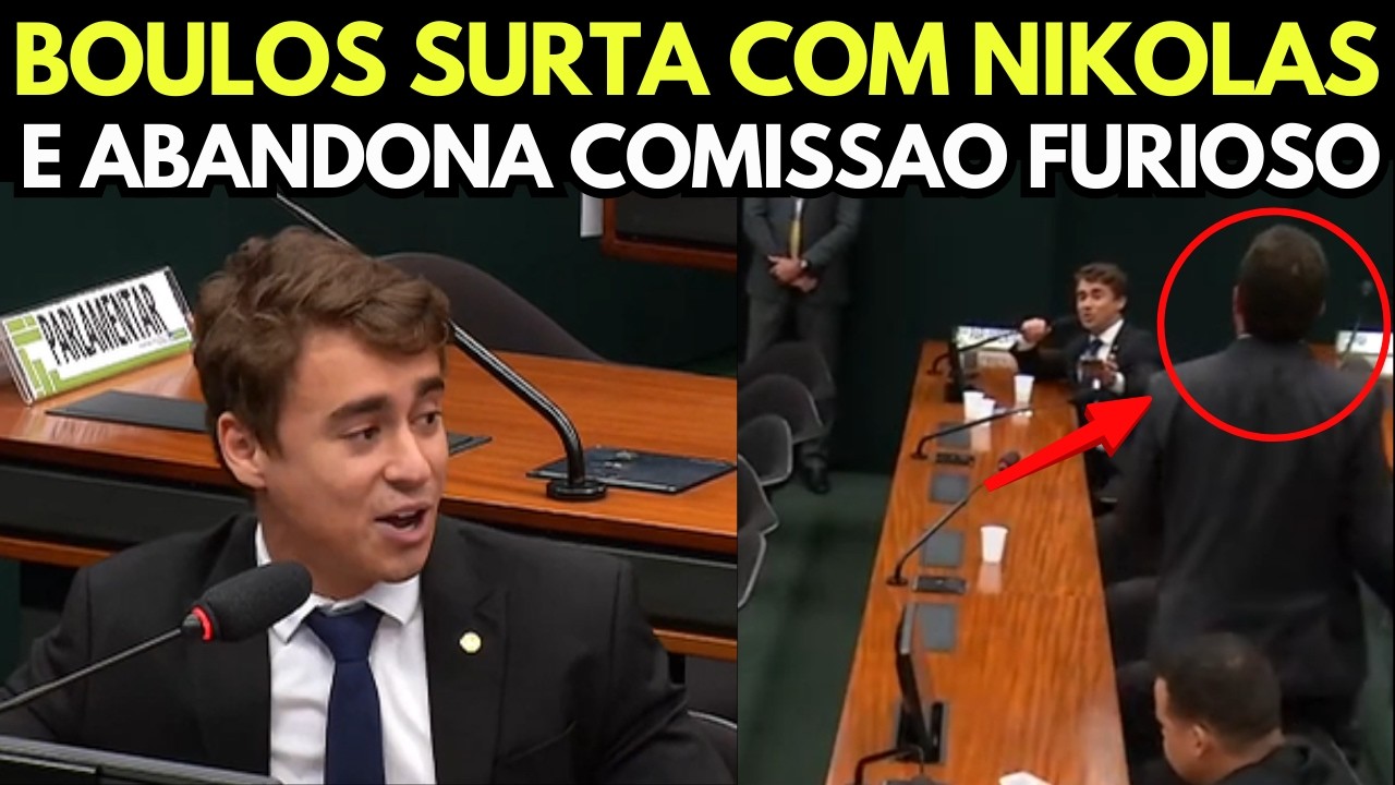BARRACO: NIKOLAS FAZ BOULOS ABANDONAR COMISS&Atilde;O FURIOSO DEPOIS DA LAPADA QUE TOMOU