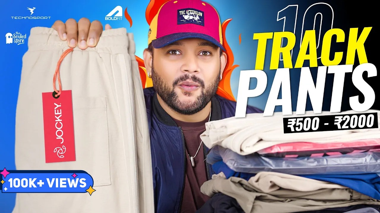 10 Best Track Pants Joggers for Men Under 500/2000 🔥 Myntra Gym Pants Haul 2026 | ONE CHANCE
