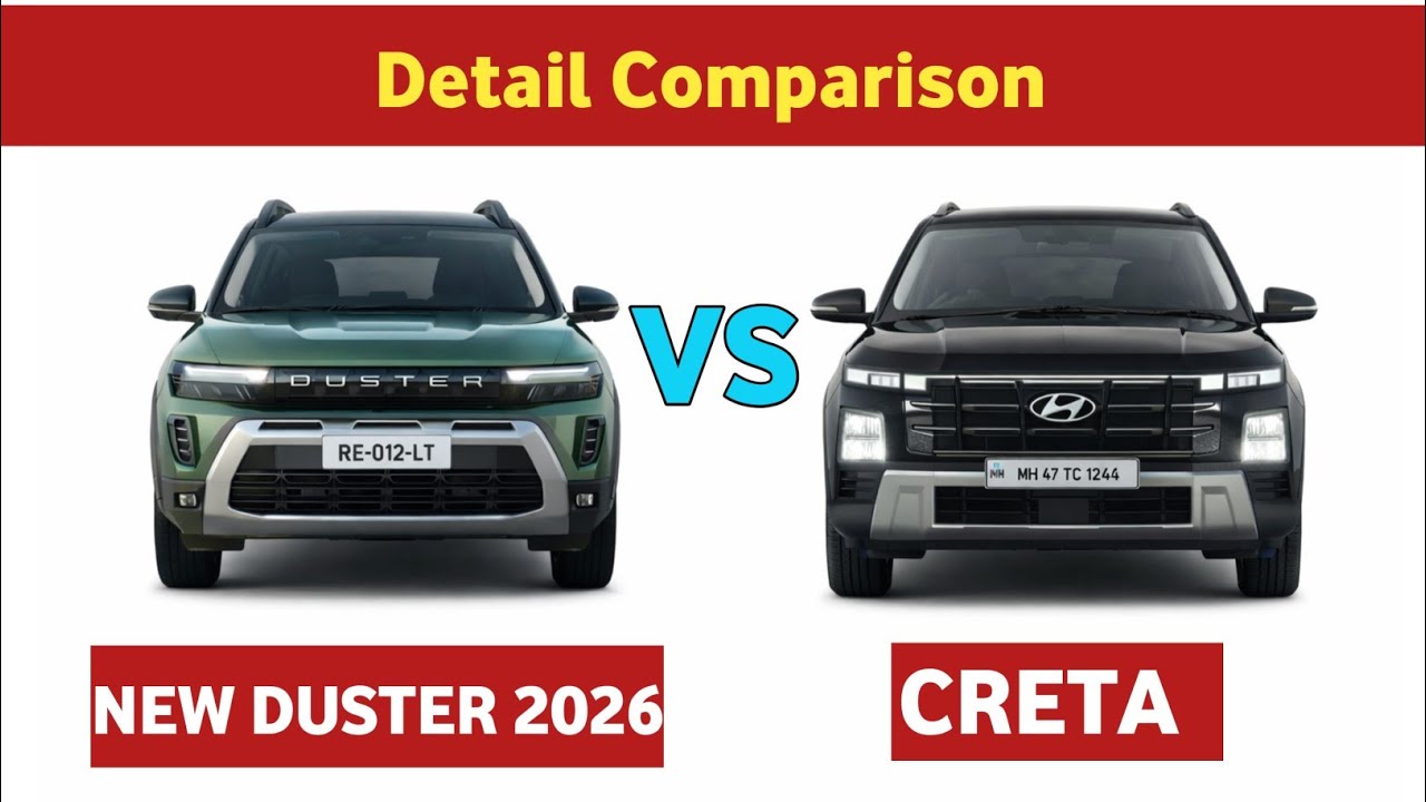 Renault Duster vs Hyundai Creta 2026 🔥 | Price, Mileage, Features | Kaun Si Best SUV Hai?