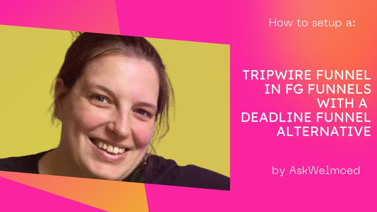 How to setup a Tripwire Funnel in FG Funnels with Deadline Funnel Alternative