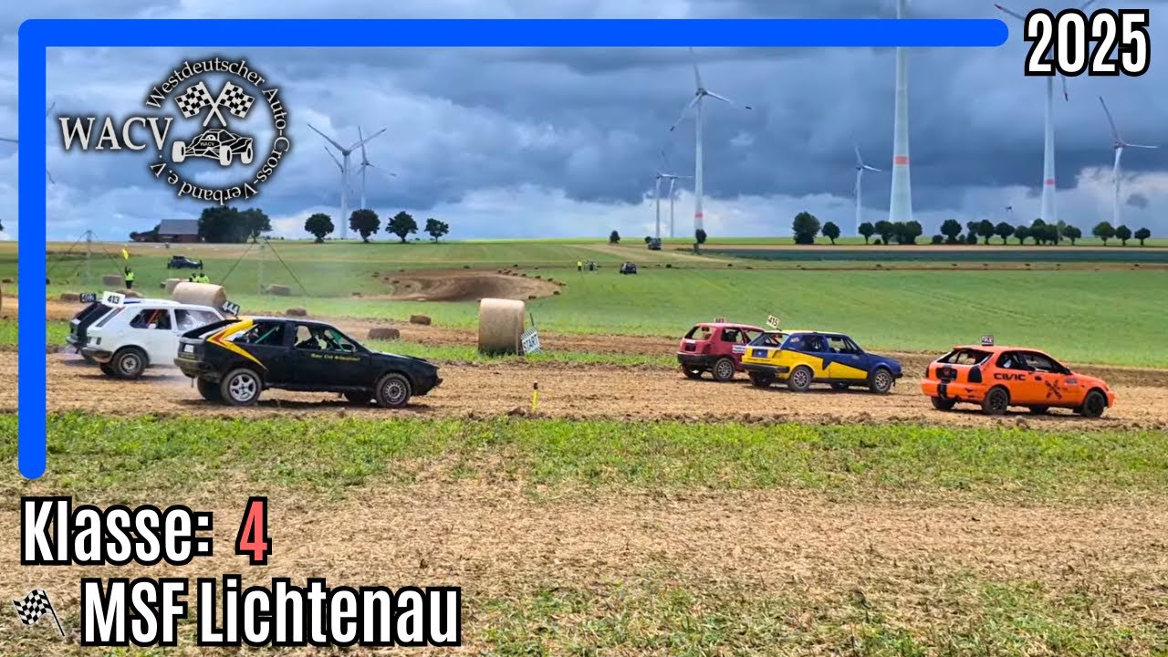 AUTOCROSS Lichtenau (D) 2025 - Klasse 4 WACV: Alle Läufe [HD]