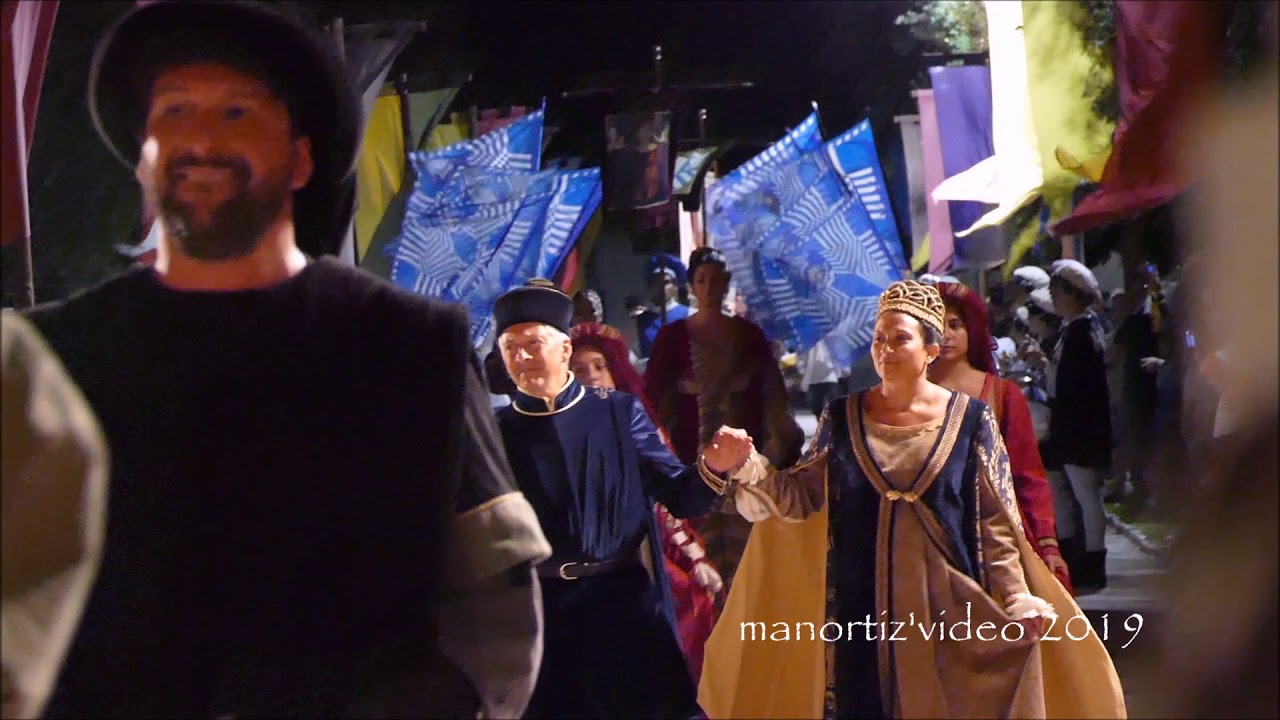 Fermo, Cavalcata dell'Assunta 2019,  al Duomo con la Contrada Pila,  Ars Muratori, manortiz HD