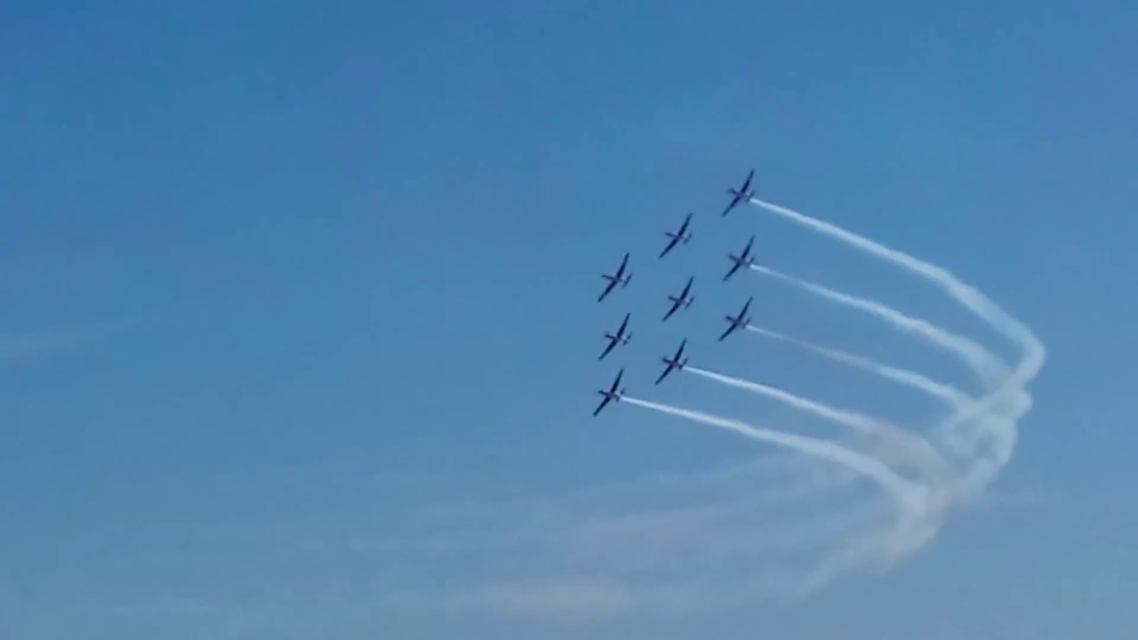 Festival Aereo Gijon 2017 -  PC 7 TEAM (Ej&eacute;rcito Aire Suizo)