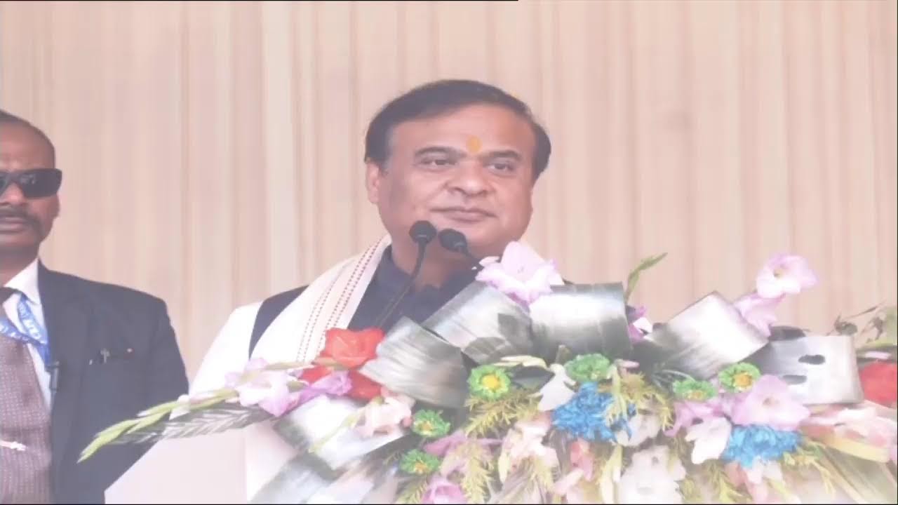 Performing the Bhumi Pujan for the Karimganj Medical College.