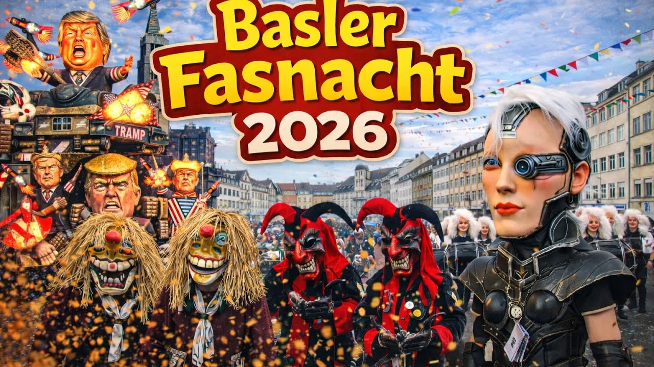 Basler Fasnacht 2026 – Dienstag in Basel 🎭 Volle Stimmung in der Altstadt