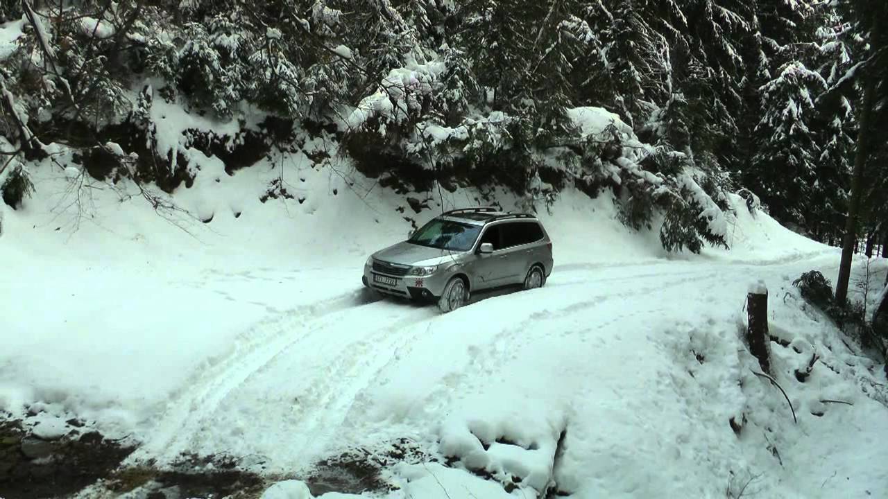 .2011-01-07 Off-Road Subaru Forester v těžkém sněhu Díl 1.