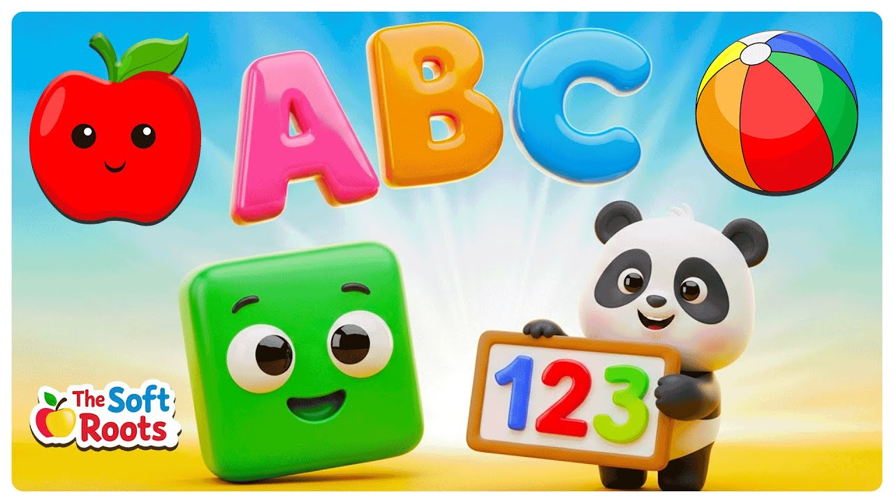 Preschool Learning activities for 3 year olds at home | Learn ABC Phonics Shapes Numbers Colors 🌈