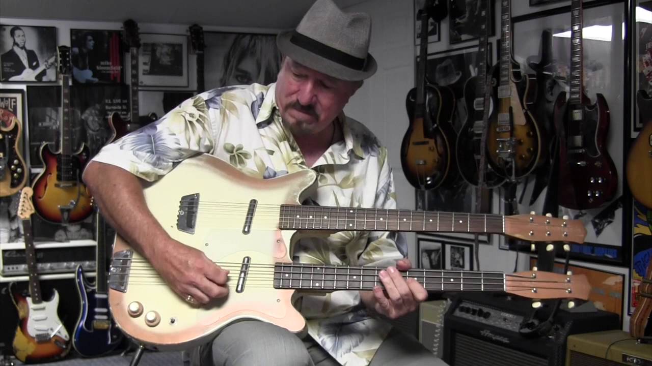 1960 Danelectro 3923 Double Neck Demo