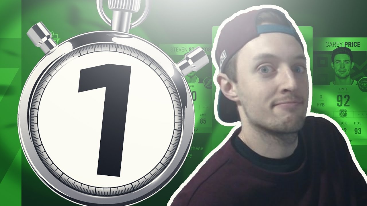 1 MINUTE DRAFT CHALLENGE vs. LEAFER! (NHL 17 DRAFT CHAMPIONS)