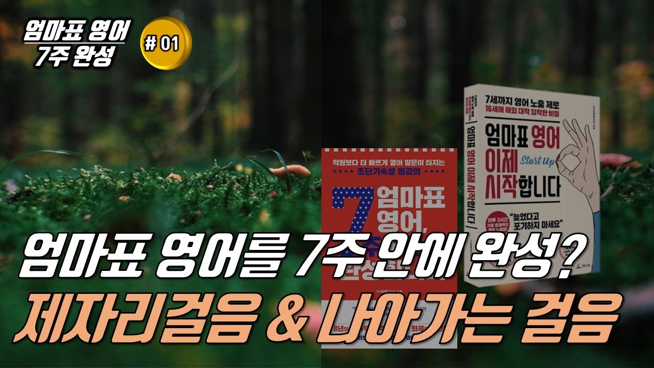 [엄마표 영어, 7주 안에 완성합니다 #01] 누리보듬 엄마표 영어