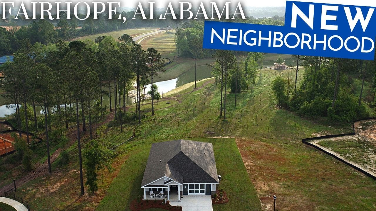 New Community in Fairhope with WOODS AND LAKE Laurelbrooke New Homes for Sale Built by D R Horton
