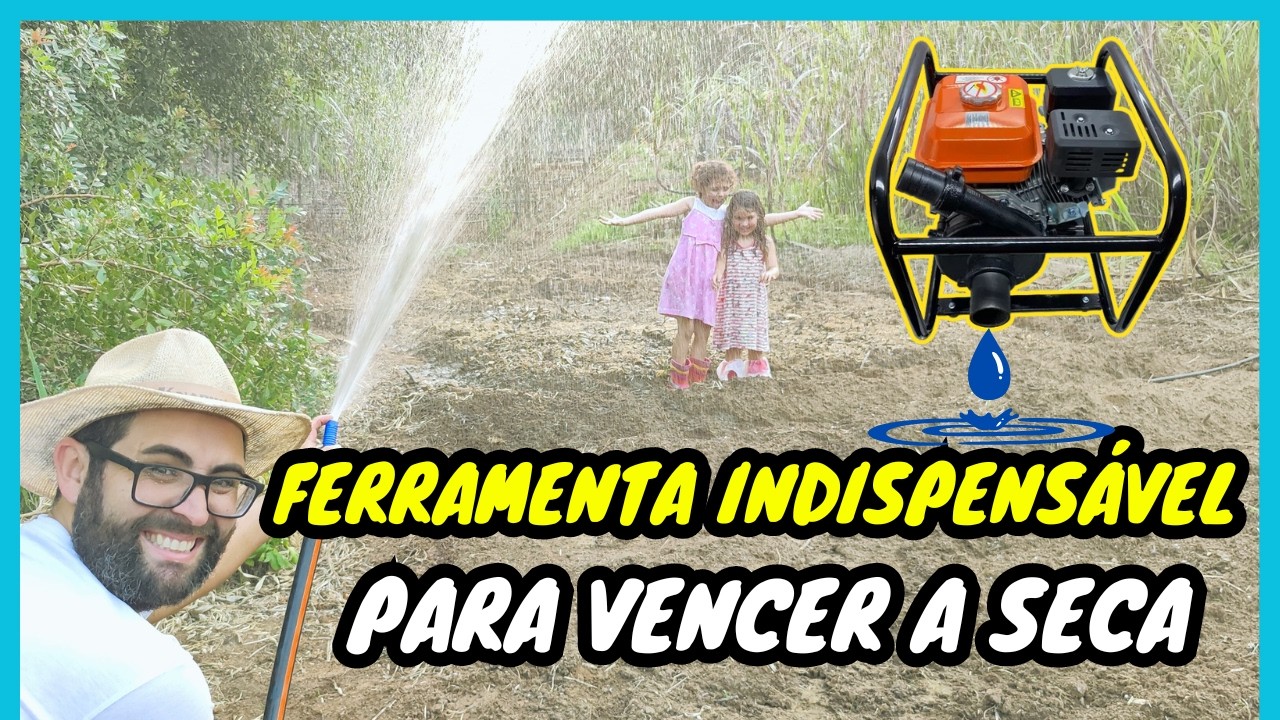 ✅A MELHOR Motobomba Para IRRIGAÇÃO Rural: Conheça a FAK2122BC da Carbon Fak!