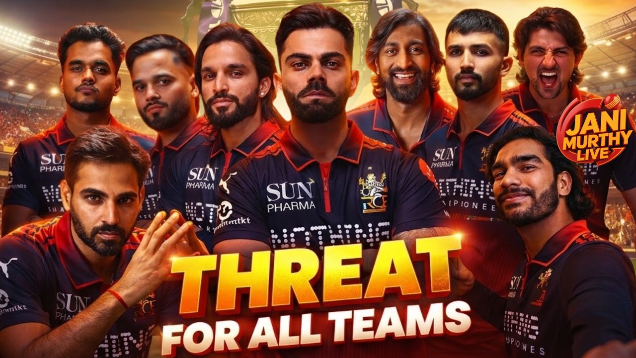 Defending Champions RCB Team Preview | Threat for all Teams! | TATA IPL 2026 | Live with Jani🔴