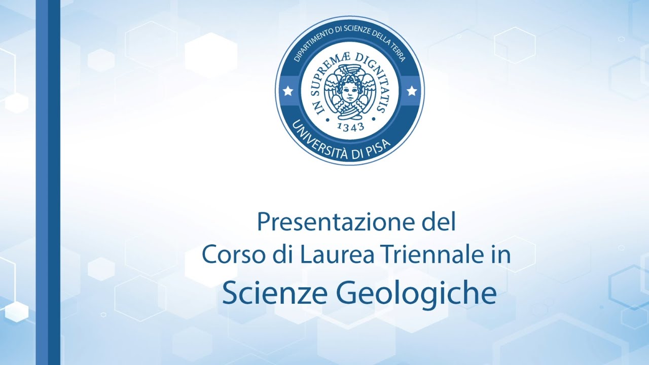 Presentazione Laurea Triennale in Scienze Geologiche